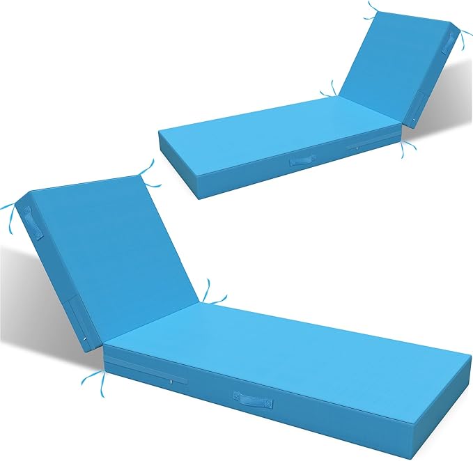 L'AGRATY Outdoor Lounge Chaise Cushion: 72x21x3 Inch Waterproof Lounge Chair