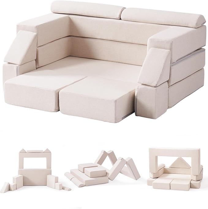 ROBUD Kids Couch, DIY-Style & Washable Toddler Sofa