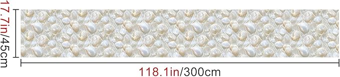 HOMETITUTE Pearl Pattern Wallpaper Peel and Stick Self Adhesive Vinyl Wall