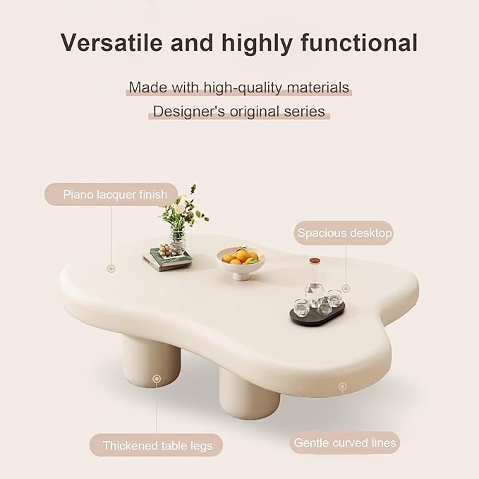Minimalist Coffee Table, Eco-Friendly Board