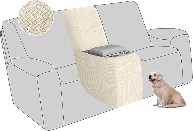 ALIECOM Recliner Sectional Couch Covers L Shape Stretch Corner Reclining
