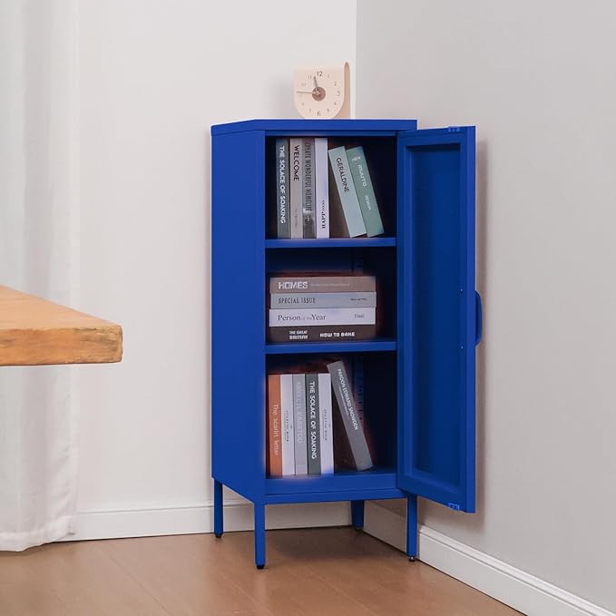 Slim Metal Storage Cabinet