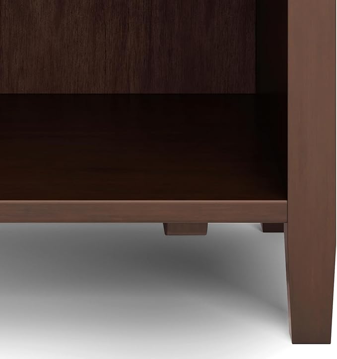 SIMPLIHOME Warm Shaker Bedside Table