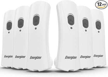 Energizer Auto-On LED Flashlights Rechargeable for Home Power Failure, Plug in LED Flashlight for Power Outage, Night Light, Hurricane Preparedness (Pack of 72)