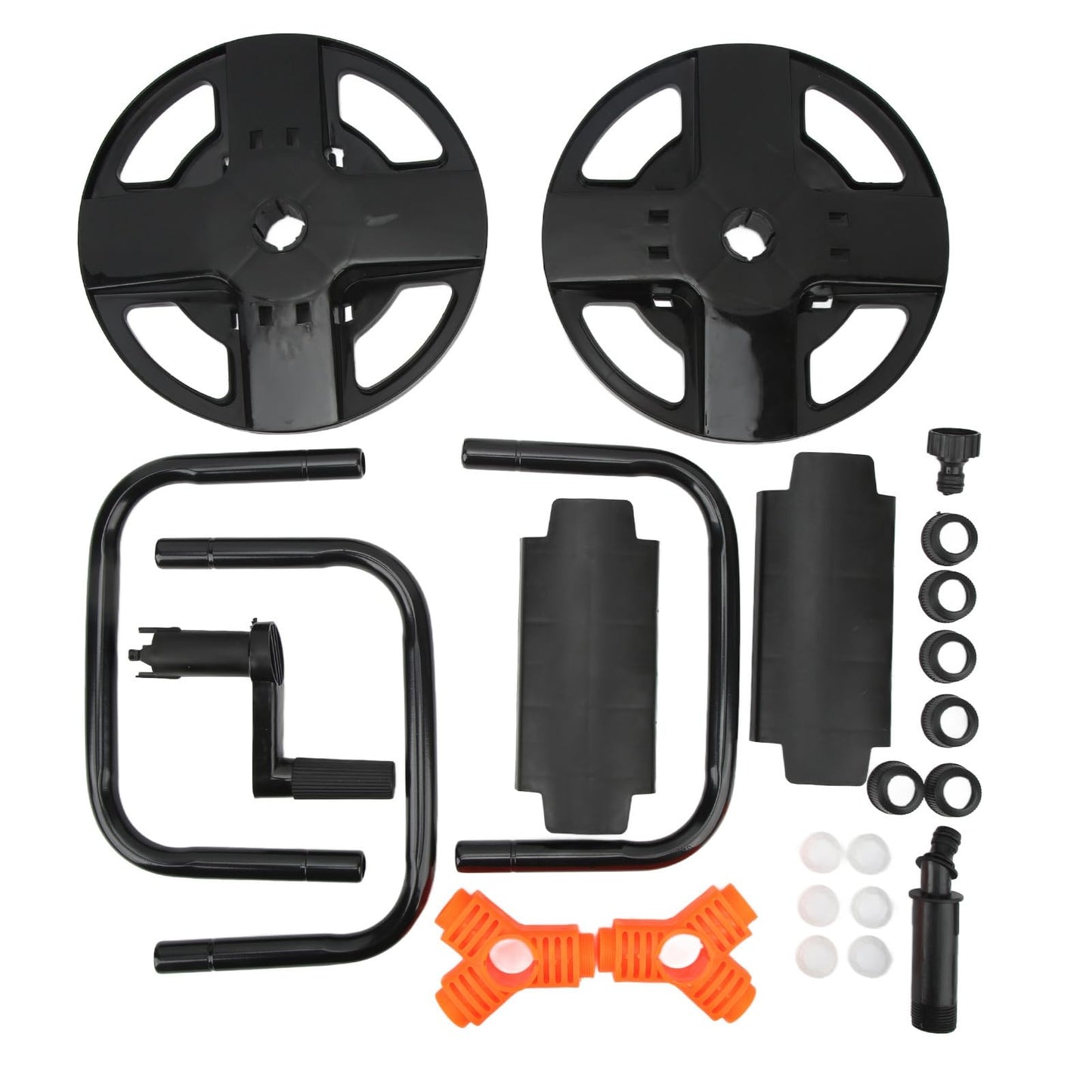 Gazaar Hose Winding Storage Reel Garden Hose Reel Single Arm Hose Reel Water Pipe Storage Rack Abs Single Arm Tool for Garden Car Washing Watering