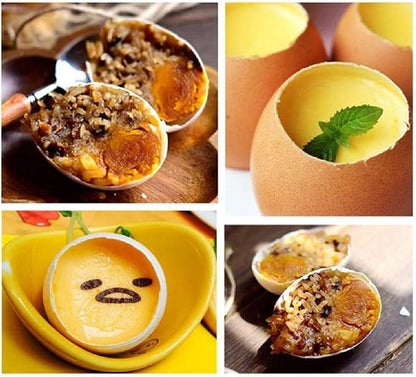 Mayata 2PCS Metal Stainless Steel Egg Scissors Egg Topper Cutter Triangle Shape Shell Opener Boiled Raw Egg Open Creative Kitchen Accessories Tools