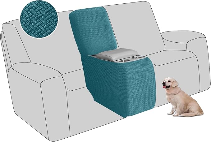 ALIECOM Recliner Sectional Couch Covers L Shape Stretch Corner Reclining