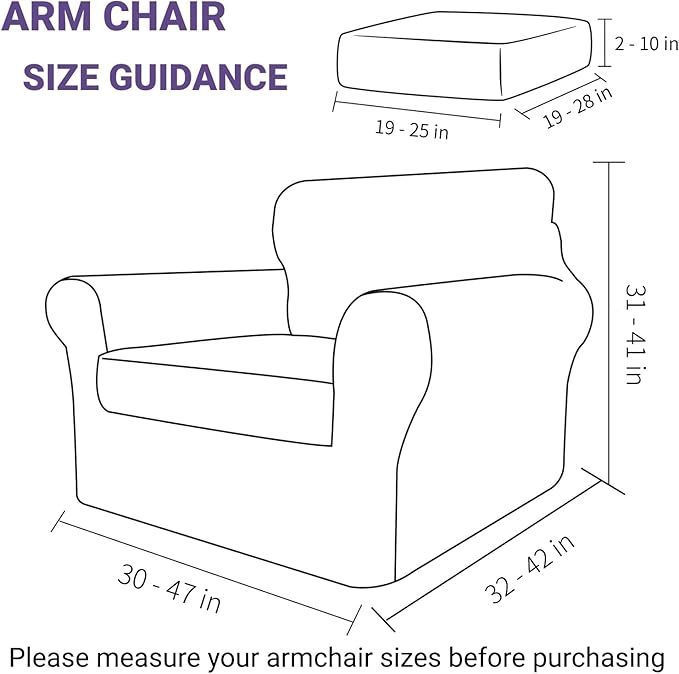 ZNSAYOTX Luxury Chair Slipcovers