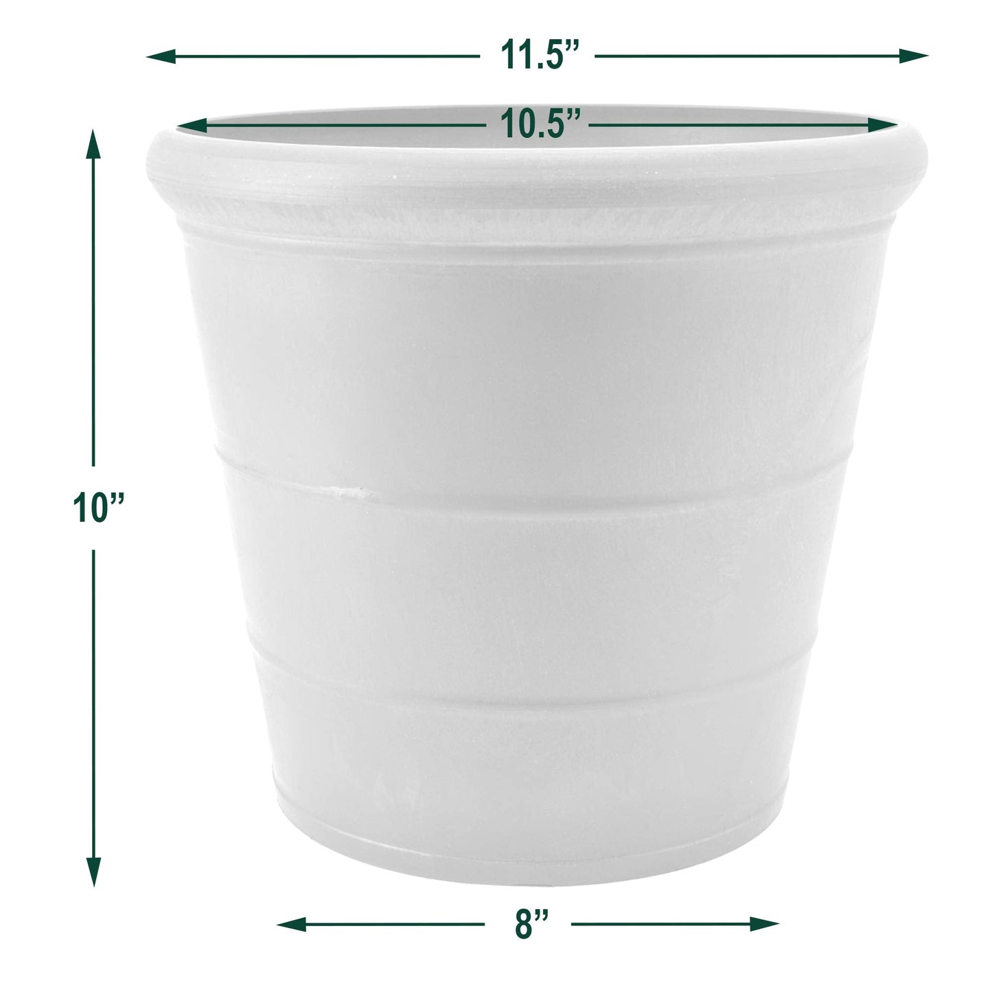 PSW NUR28TC Drop Planter, 11.5 by 10.5-Inch, Plastic, Terra Cotta