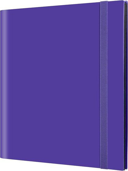 GEAoffice Card Binder 12 Pocket, 624 Pockets Trading Card Album Folder for Standard Cards, Side Loading Card Collection Folder for MTG, TCG, Sport Cards, Purple