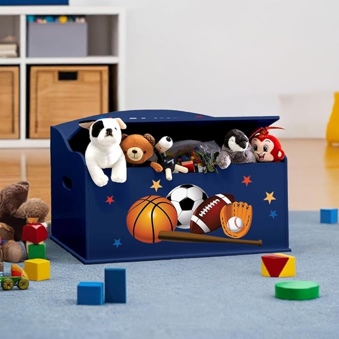 DIBSIES Personalized Creative Wonders Toy Box, 30 x 19.25 x 18 inches,