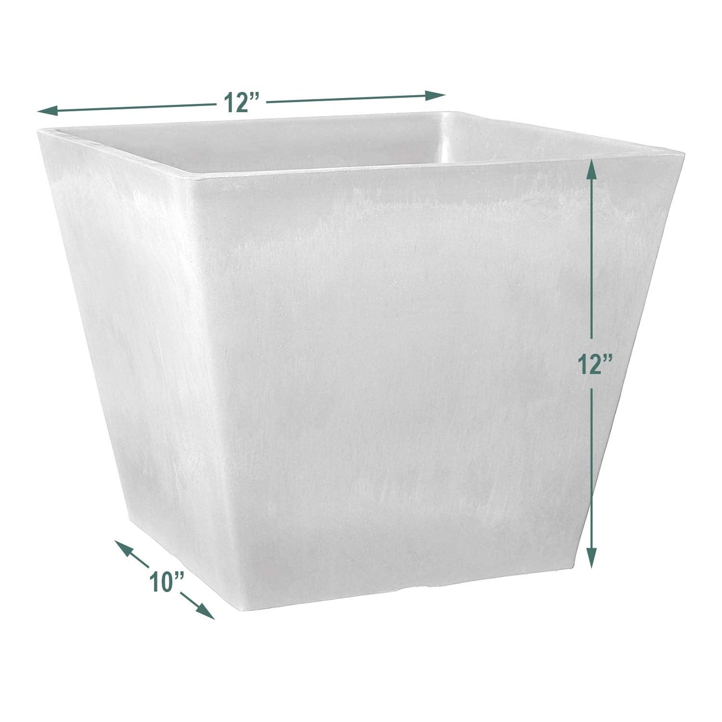 Arcadia Garden Products UF31TC Simplicity Square, 12 by 10-Inch, Terra Cotta