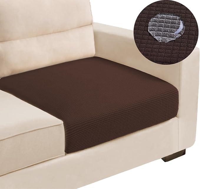 Water Repellent Single Seat Cushion Cover, Stretch Separete Backrest Cover