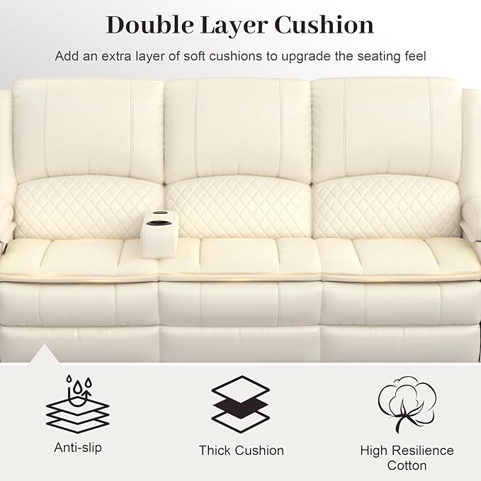 Yolsali 3 Seater Recliner Sofa Set