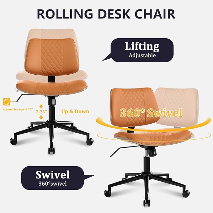 Modern Armless Office Chair