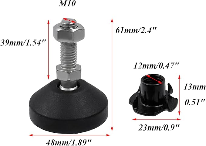 Antrader M10 Thread Leveling Feet