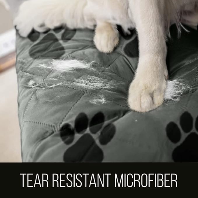 Sofa Shield® Couch Slip Covers for Dogs, Reversible Furniture Protector