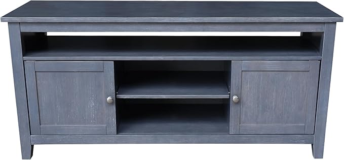 IC INTERNATIONAL CONCEPTS Solid Wood Entertainment/TV Stand