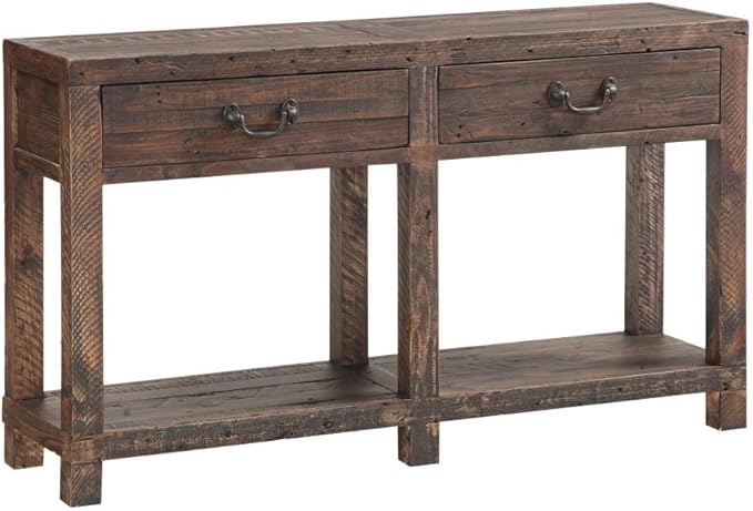 Modus Furniture Craster Reclaimed Wood Console Table, Smokey Taupe