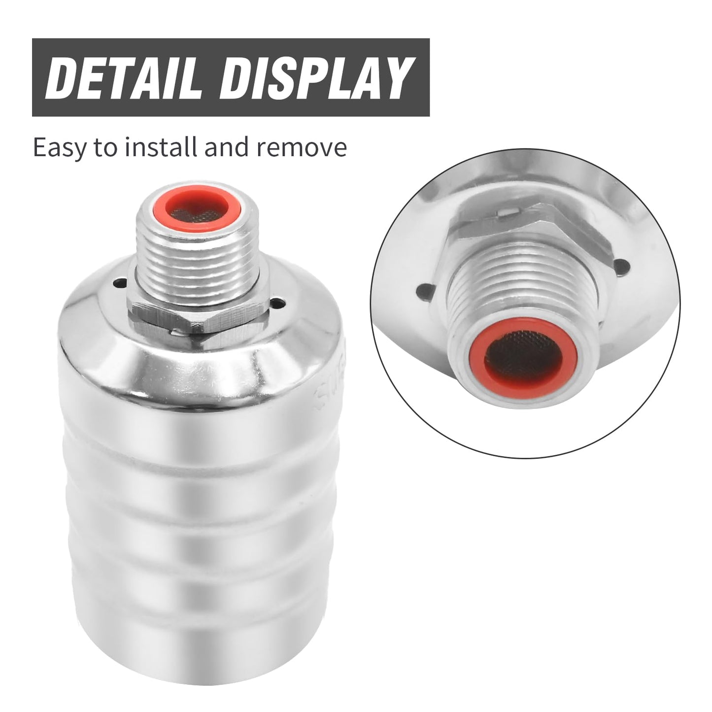 VIKKSAER 2Pcs 1/2" Auto Water Level Control Float Valve, 304 Stainless Steel, Automatic Water Level Controller for Water Tanks, Fish Ponds, Livestock Troughs, Hydroponics, Pool