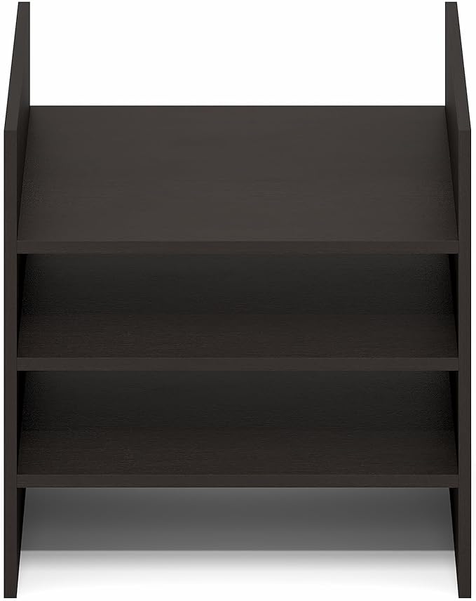 Furinno Cubicle Cube Insert, 3-Shelf Cube Organizer, 3-Tier Shelf Accessory