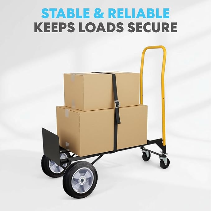 Simpli-Magic 2 in 1 Convertible Hand Truck and Dolly, 800LBS – Heavy-Duty