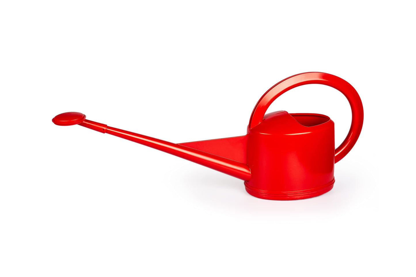 Consolidated Plastics Durable Swiss Watering Can with UV Protection, Ergonomic Handle for Indoor/Outdoor Gardening, Made in Switzerland (5 Liter, Red)