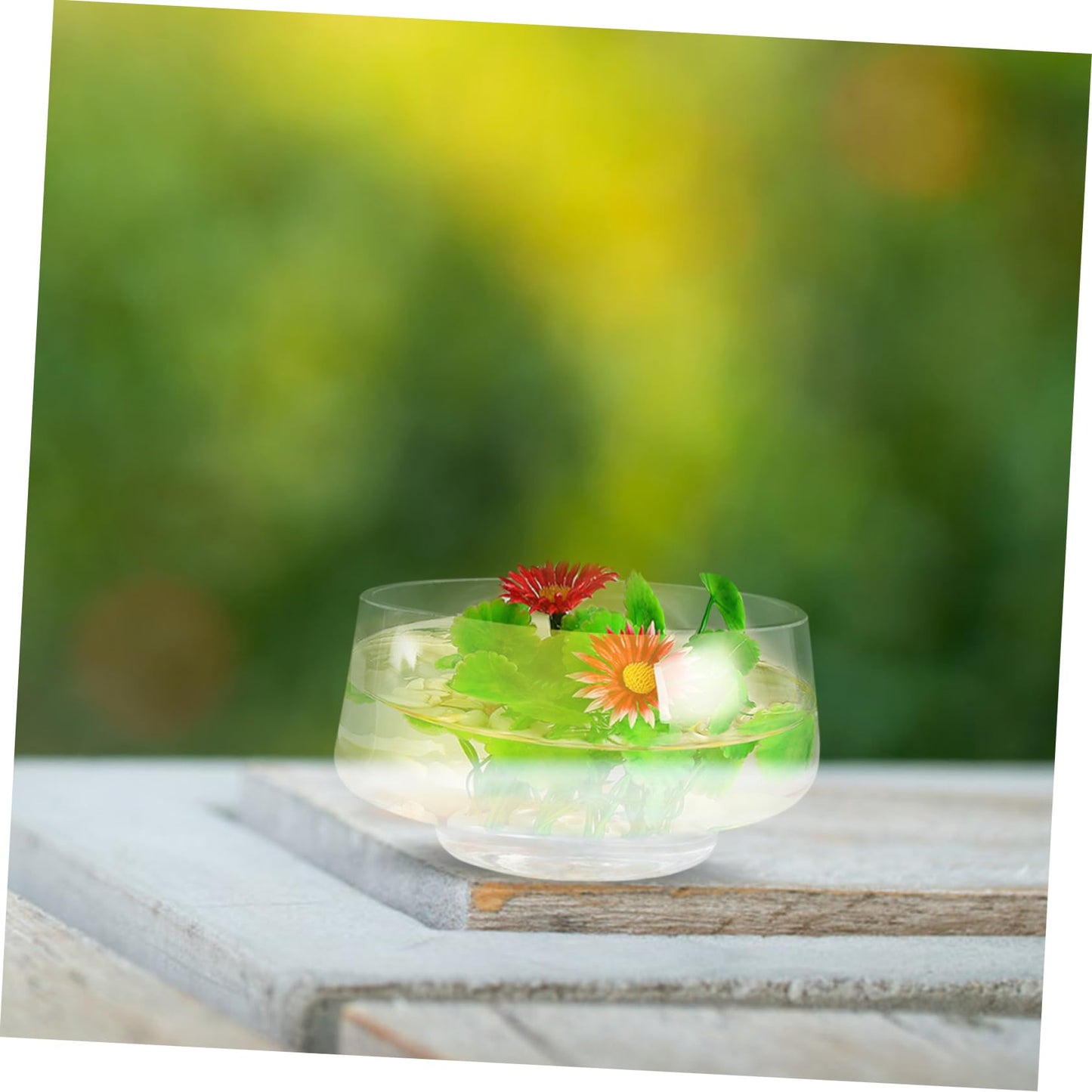 KONTONTY Glass Cylinder Vase for Centerpieces Decorative Terrarium Planter for Succulents and Water Plants Home and Event Decor