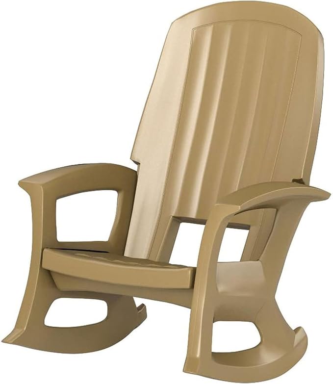 Semco Rockaway Heavy-Duty Outdoor Rocking Chair w/Low Maintenance All-Weather