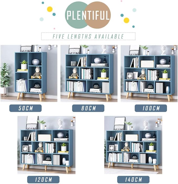IOTXY Wooden Open Shelf Bookcase