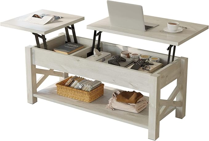 Rolanstar 47.2" Lift Top Coffee Table