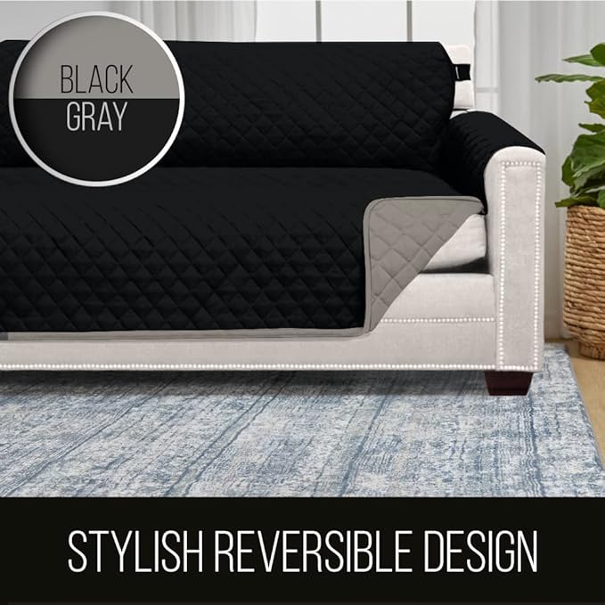 Sofa Shield® Couch Slip Covers for Dogs, Reversible Furniture Protector
