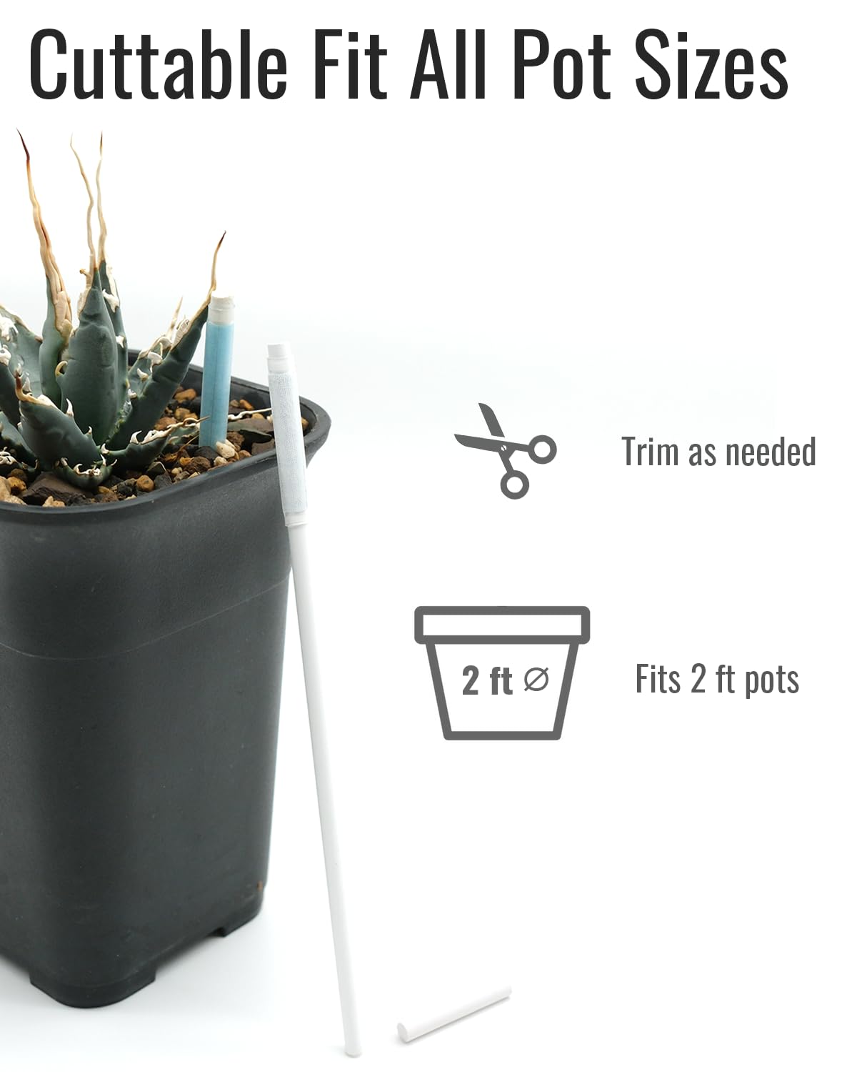 Diligrow Aquameter – Soil Moisture Meter for Succulents, General Plant, Bonsai, Gardening & Farming, Indoor & Outdoor, Beginner-Friendly (12 PCS)