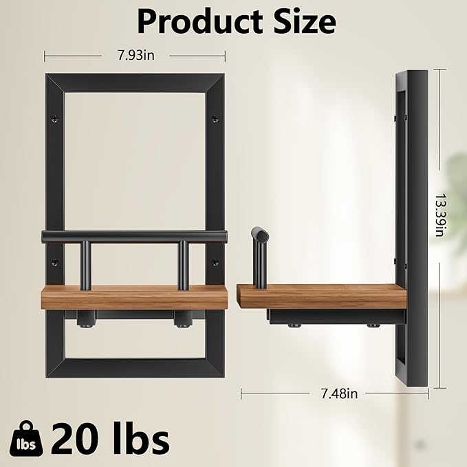 Sbosbo Floating Shelves for Wall, Plant Shelf Indoor, Wall Planters for Indoor