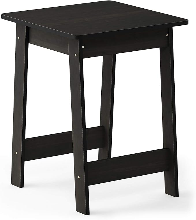 Furinno BEGINNING Side Table, Square Modern End Table