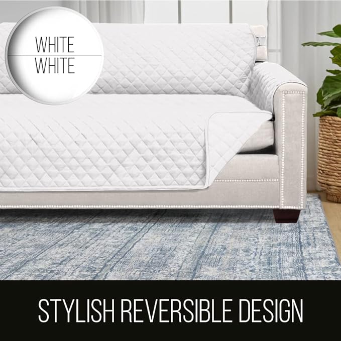 Sofa Shield® Couch Slip Covers for Dogs, Reversible Furniture Protector