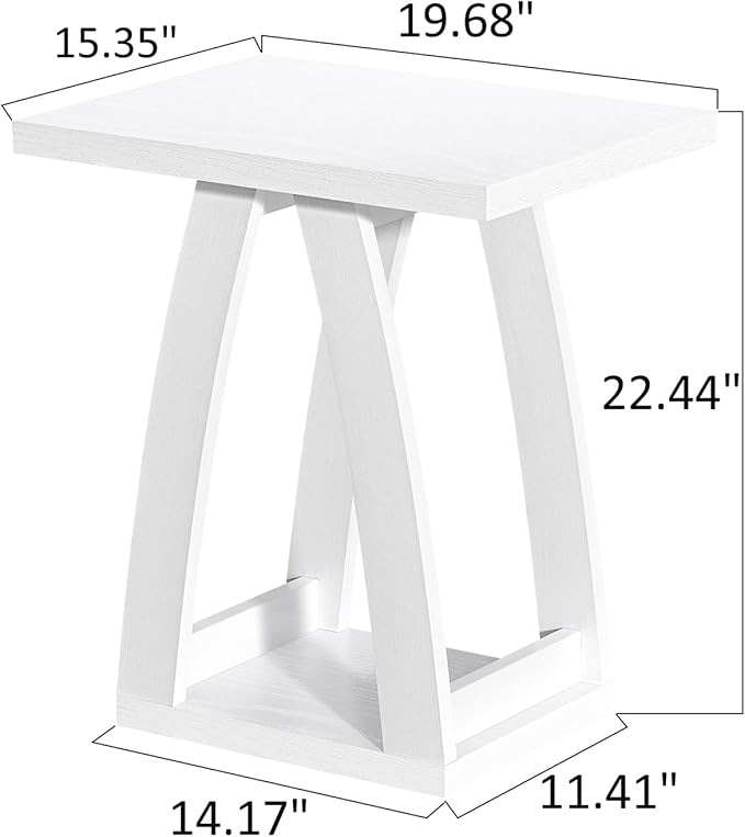 FROMJBEST End Tables Living Room, Side Table Beside Sofa, Nightstand