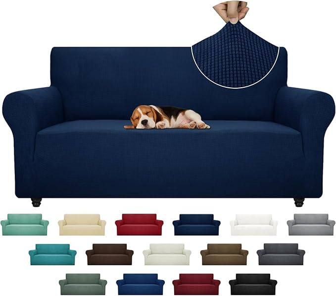 ZNSAYOTX Super Stretch Couch Cover Universal Sofa Covers