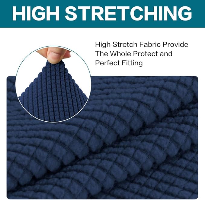 Turquoize Stretch Sofa Slipcover 2 Pieces Sofa Cover Couch Cover