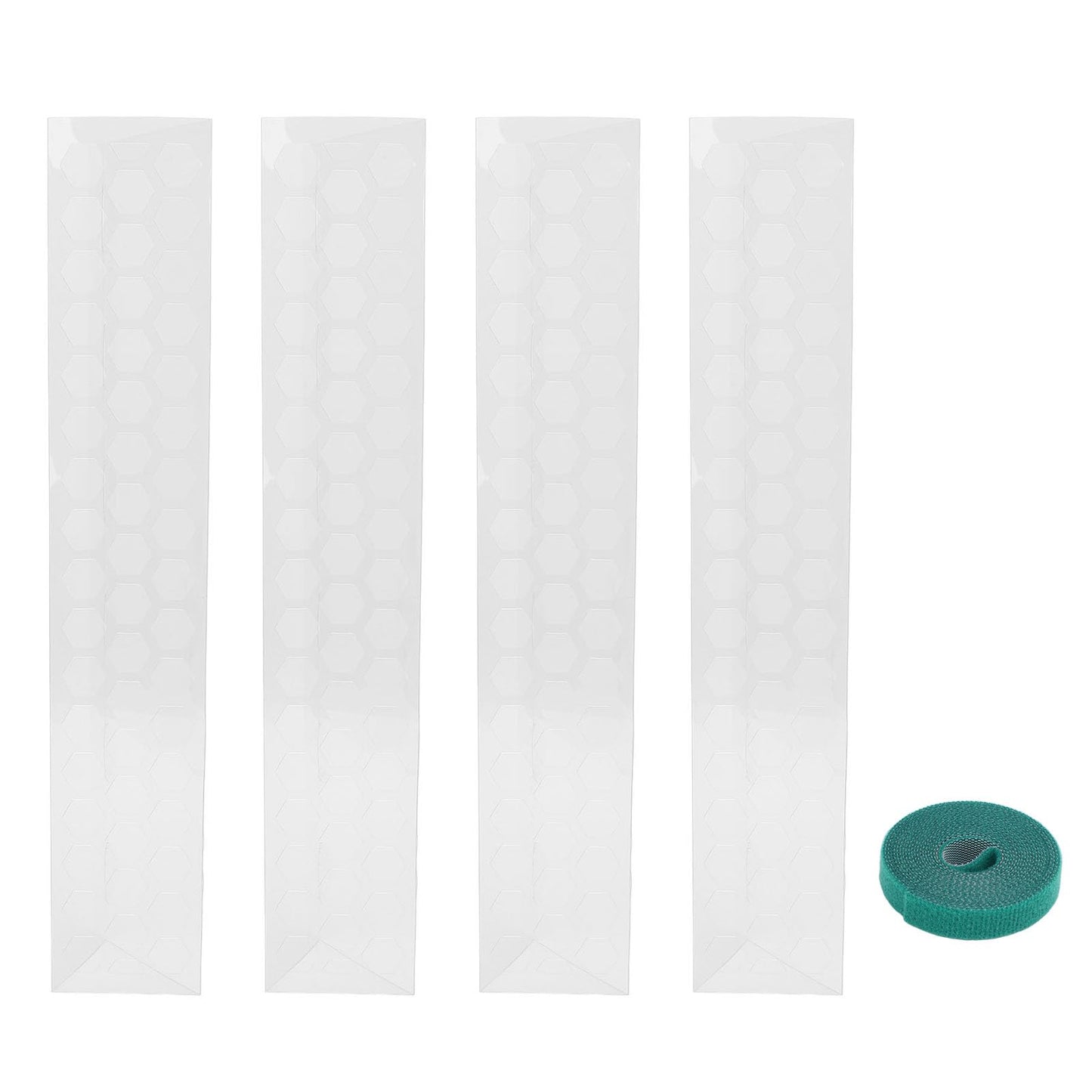 Zopsc Plastic Moss Poles for Monstera, Small Medium Climbing Plants, 17 Inch Stackable Plant Support for Indoor Outdoor Potted Plants (4PCS)