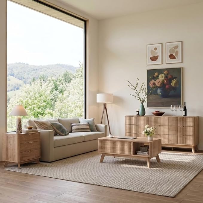 Wood Lift Top Coffee Table