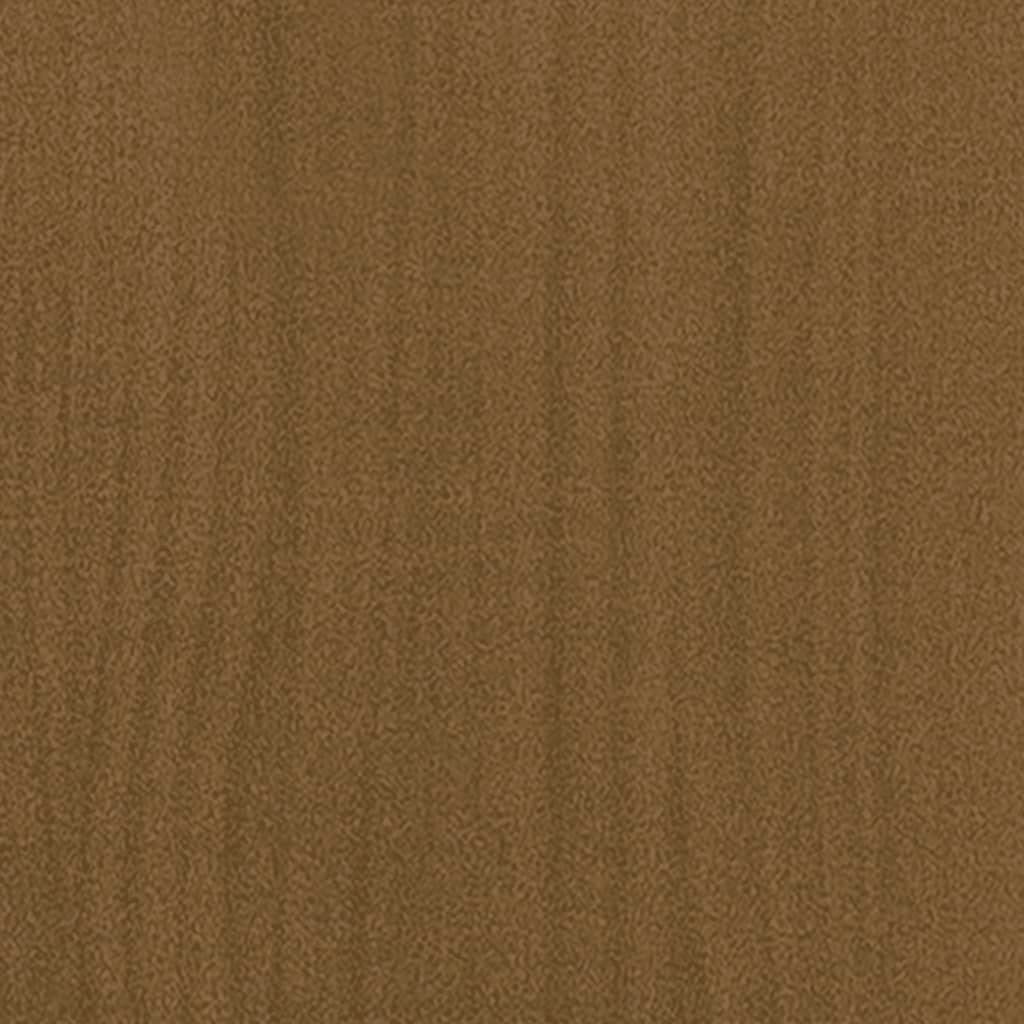 WRJENFSC Large Square Solid Pinewood Planter Box Honey Brown Outdoor for Gardens Terraces Patios Durable Spacious Raised Garden Bed Alternative Natural Wood Finish