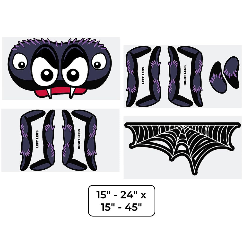Value Spider Trunk-or-Treat Decorating Kit - 12 Pc
