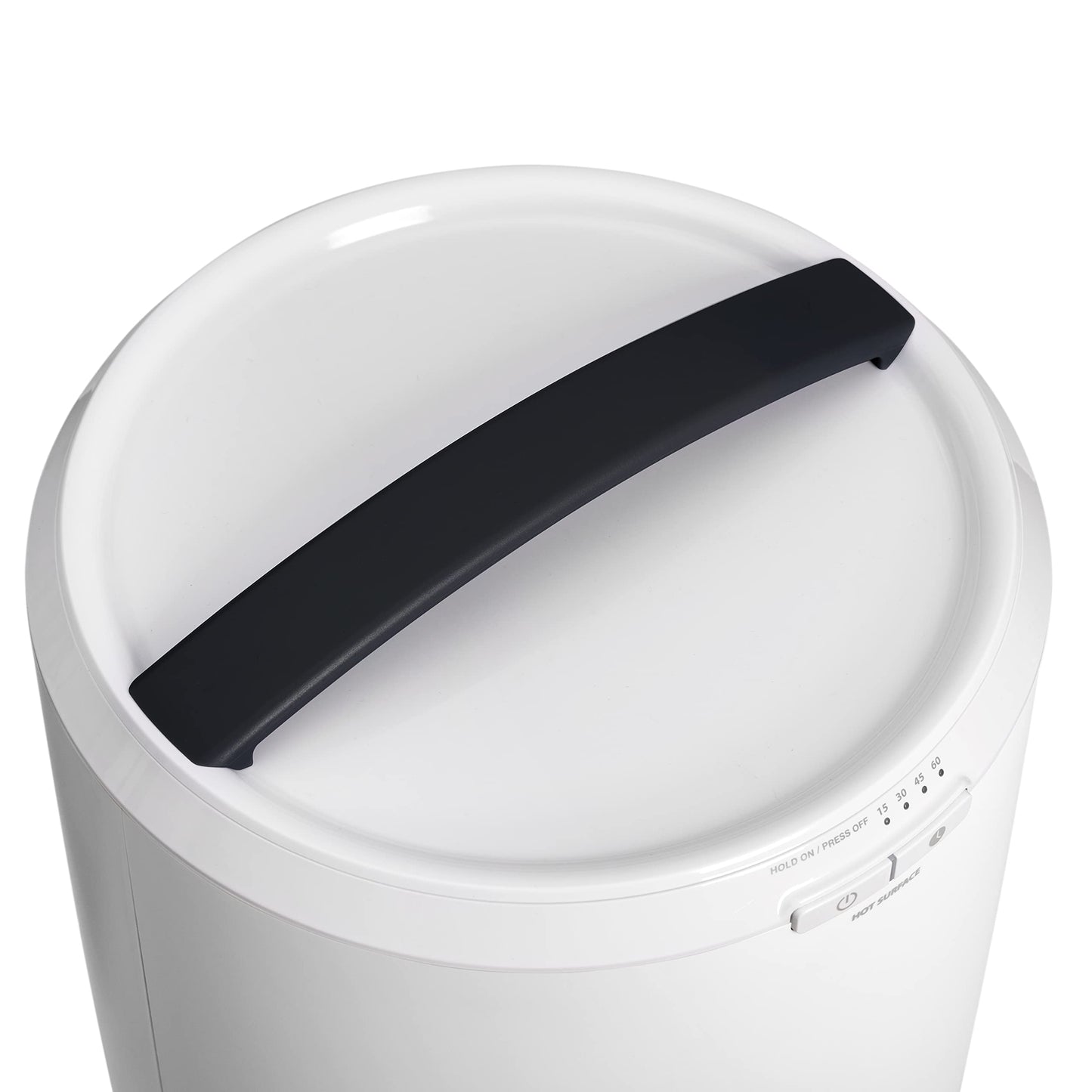 Zadro Large Hot Towel Warmer Bucket Timer Electric Towel Warmer for Bathroom Auto-Shut Off Heated Towel Warmer Spa (Large | 20L | 12" Dia. x 21" Tall, White)
