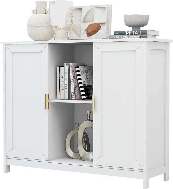 TaoHFE White Buffet Cabinet