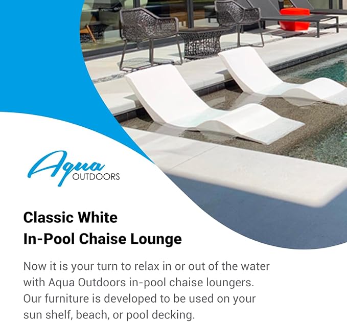 Aqua Outdoors Pool Chaise Lounge Chairs