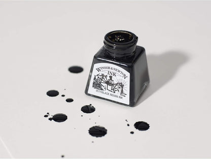 Winsor & Newton Drawing Ink, 14ml Bottle, Silver