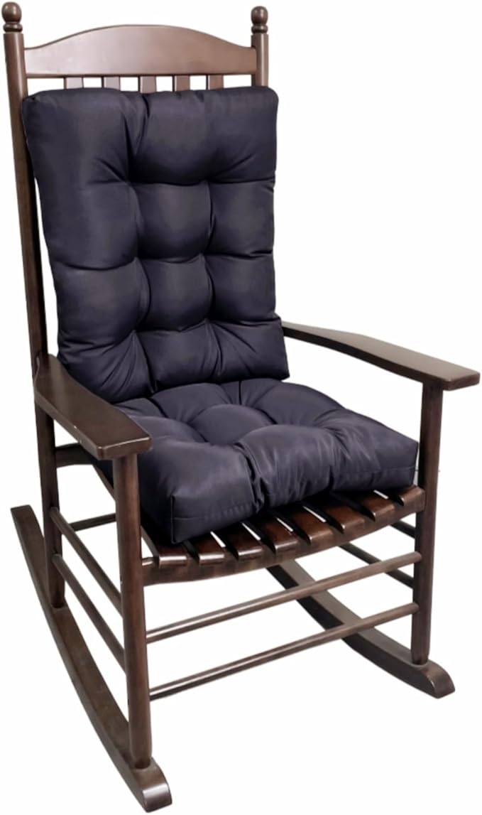 Chair Cushion Set for Rocking Chair, Rocking Chair Cushion, Overstuffed Seat