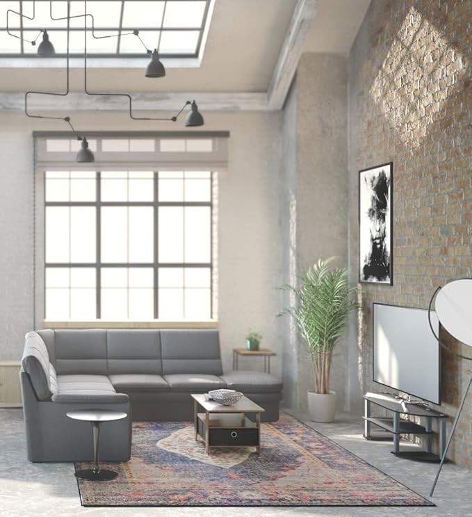 Furinno Andrey Coffee Table, Small Modern Center Table