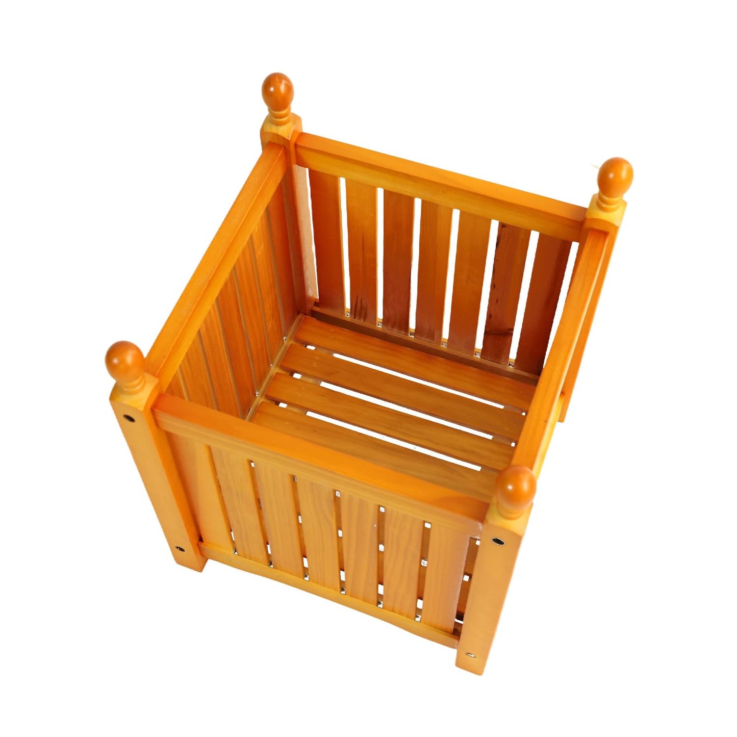 Wooden Flower and Herb Planter for Garden and Outdoor Use